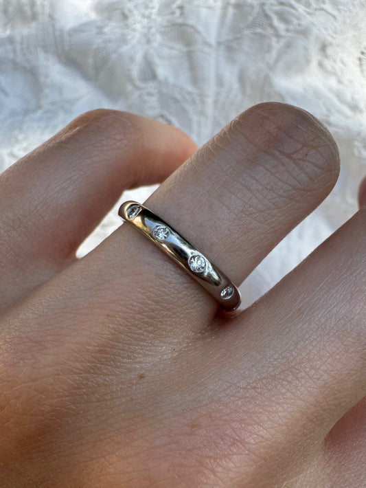 Boodles Platinum Diamond Half Eternity Ring