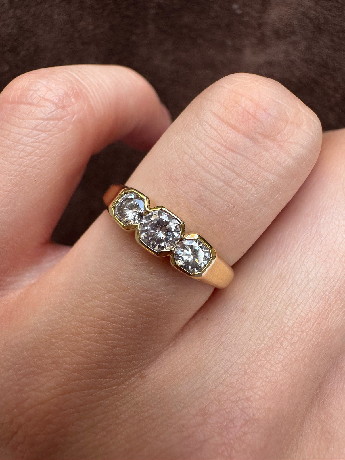 18ct Gold Diamond Three-Stone Ring
